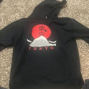 Tokyo Graphic Black Hoodie
